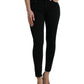 Dolce & Gabbana Black Cotton Stretch Denim Skinny Jeans