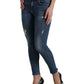 Dolce & Gabbana Dark Blue Cotton Stretch Denim Skinny Jeans