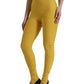 Dolce & Gabbana Yellow Nylon Stretch Leggings Pants