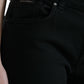 Dolce & Gabbana Jeans Skinny Black Cotton Stretch Denim Skinny Jeans
