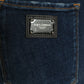 Dolce & Gabbana Dark Blue Cotton Stretch Denim Skinny Jeans