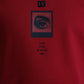 Dolce & Gabbana Red Logo Print Crew Neck Pullover Sweater