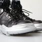 Dolce & Gabbana Black Nylon Galileo High Top Sneakers Shoes
