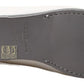 Dolce & Gabbana Light Gray Leather Loafer Slip On Mocassin Shoes