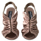 Dolce & Gabbana Light brown Slingback Corset Style Fastening stiletto heels