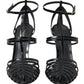 Dolce & Gabbana Black Stiletto High Heels Sandals