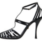 Dolce & Gabbana Black Stiletto High Heels Sandals