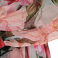 Dolce & Gabbana Multicolor Camelia Print Silk Chiffon Coat