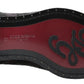 Dolce & Gabbana Black Bordeaux Sequin Chevron Men Derby Shoes