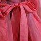 Dolce & Gabbana Pink Silk See Through Belted Long Coat Jacket