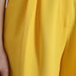 Dolce & Gabbana Yellow High Waist Hot Pants Bermuda Shorts