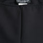 Dolce & Gabbana Black Nylon Stretch Slim Leggings Pants