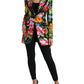 Dolce & Gabbana Multicolor Floral Print Silk Blazer Jacket