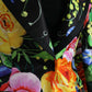 Dolce & Gabbana Multicolor Floral Print Silk Blazer Jacket
