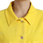 Dolce & Gabbana Yellow Cotton DENIM Jeans Coat Jacket