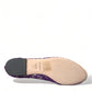 Dolce & Gabbana Purple Vally Taormina Lace Crystals Flats Shoes