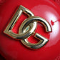 Dolce & Gabbana Red Wool Cropped Short Button Coat Jacket
