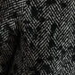 Dolce & Gabbana Black Chevron Polyester Shift Mini Dress