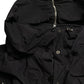 Dolce & Gabbana Black Nylon Short Sleeves Peplum Coat Jacket
