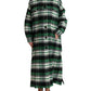 Dolce & Gabbana Green Plaid Long Sleeve Casual Coat Jacket