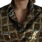 Dolce & Gabbana Multicolor Polyester Sequined Cropped Jacket