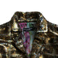 Dolce & Gabbana Multicolor Polyester Sequined Cropped Jacket