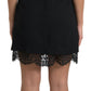 Dolce & Gabbana Black Lace Sheath A-line Mini SARTORIA Dress