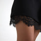 Dolce & Gabbana Black Lace Sheath A-line Mini SARTORIA Dress