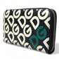 Dolce & Gabbana Multicolor DG Mania Leather Zip Around Continental Wallet