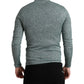 Dolce & Gabbana Green Polyester Turtleneck Pullover Sweater