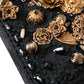Dolce & Gabbana Black Embellished Baroque Crossbody Shoulder Bag