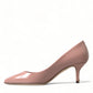 Dolce & Gabbana Pink Patent Leather Pumps Heels Shoes