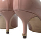 Dolce & Gabbana Pink Patent Leather Pumps Heels Shoes