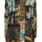 Dolce & Gabbana Multicolor Patchwork Jacquard Coat Blazer
