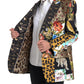 Dolce & Gabbana Multicolor Patchwork Jacquard Coat Blazer
