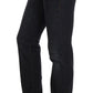 Costume National Dark Blue Cotton Slim Fit Jeans