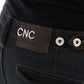 Costume National Dark Blue Cotton Slim Fit Jeans