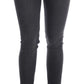 Acht Gray Cotton Slim Fit Denim Jeans