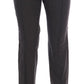 Dolce & Gabbana Gray Wool Stretch Slim Dress Pants