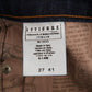 John Galliano Blue Wash Cotton Stretch Skinny Low Jeans