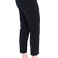 BENCIVENGA Black Cotton Stretch Capri Dress Pants