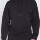 Hugo Boss Dark Blue Cotton Logo Details Hooded Sweatshirt
