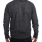 Costume National Gray Wool Button Cardigan Sweater