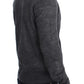 Costume National Gray Wool Button Cardigan Sweater