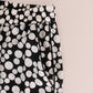Dolce & Gabbana Black White Polka Dottes Silk Pants