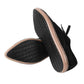 Bottega Veneta Bottega Veneta Men's Black Suede Pointed Toe Dress Shoe