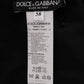 Dolce & Gabbana Black Silk Floral Lace Kaftan Dress
