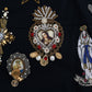 Dolce & Gabbana Blue Crystal MAMMA Sicily Jacket