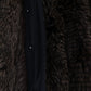 Dolce & Gabbana Brown Raccoon Fur Coat Jacket