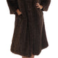 Dolce & Gabbana Brown Raccoon Fur Coat Jacket